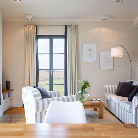 Reetland Am - Premium Reetdachvilla Mit 3 Schlafzimmern, Sauna Und Kamin E10 Dranske